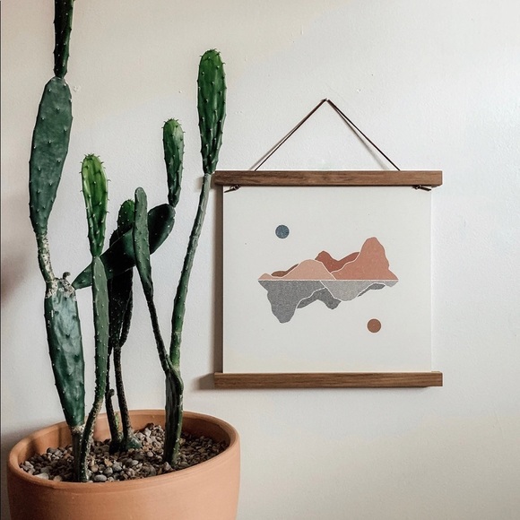 Boho Art Print “The Upside Down” 12” x 12” - Picture 1 of 2